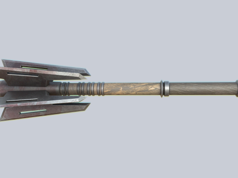 War mace 3D-Modell