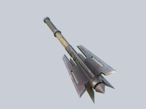 War mace 3D-Modell