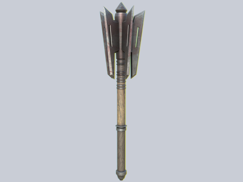 War mace 3D-Modell