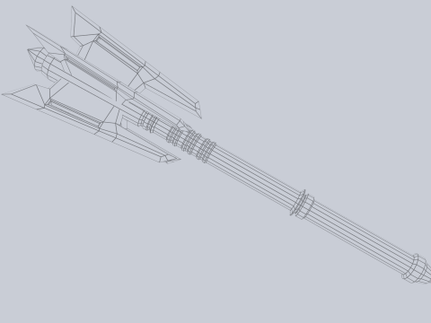 War mace 3D-Modell