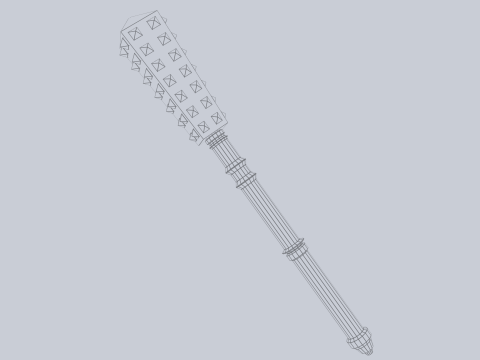 War mace Modelo 3D