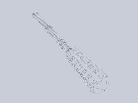 War mace Modelo 3D