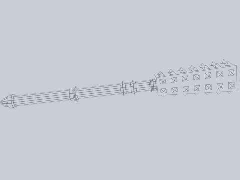 War mace Modelo 3D