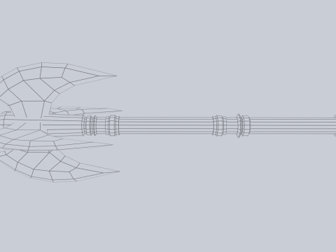 War mace Model 3D