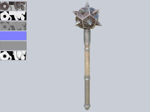 War mace 3Dモデル