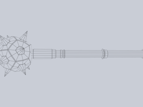 War mace 3Dモデル