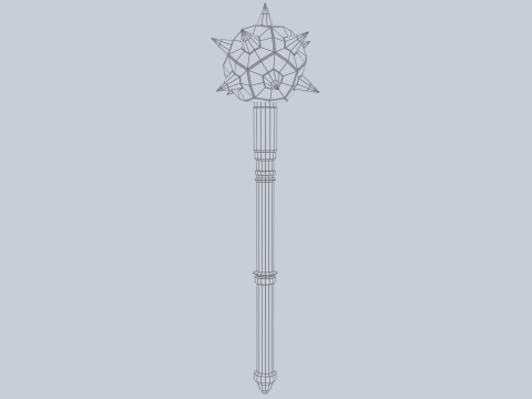War mace 3Dモデル