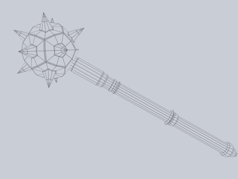 War mace 3Dモデル