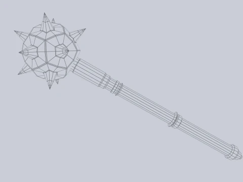 Savaş topuzu 3D Model