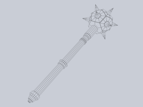 War mace 3Dモデル