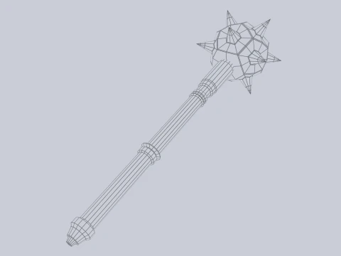 Savaş topuzu 3D Model