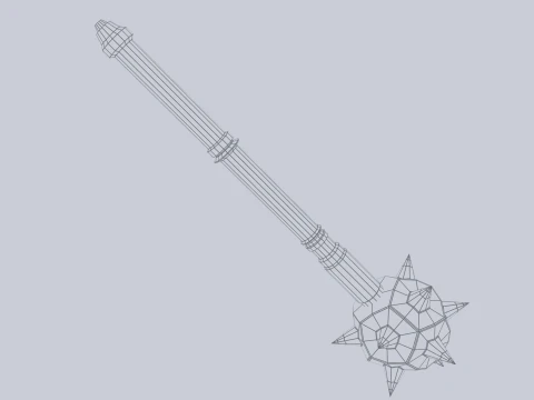 Savaş topuzu 3D Model