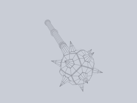 War mace 3Dモデル