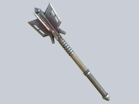 War mace 3D 모델