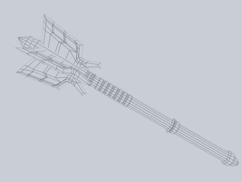 War mace 3D 모델
