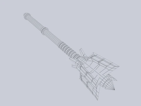 전쟁 철퇴 3D 모델