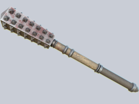 War mace collection Modelo 3D