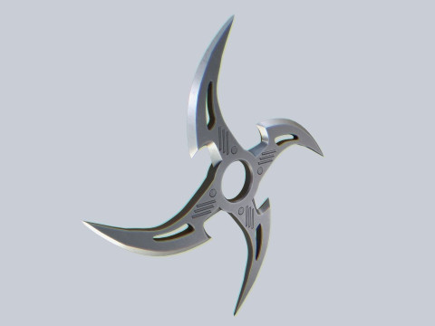 Shuriken 3Dモデル