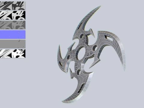 Shuriken 3D Model