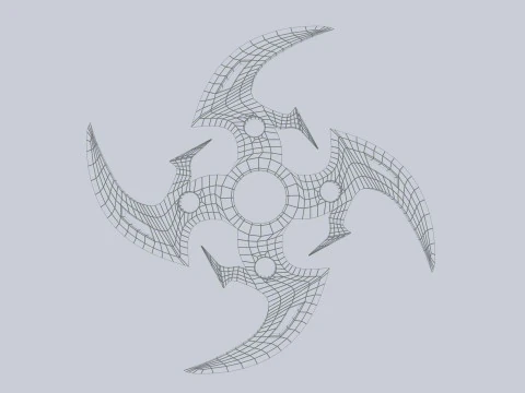Shuriken 3D Model