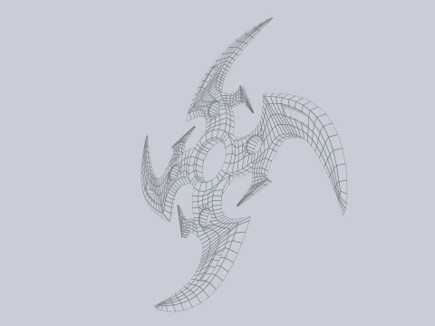 Shuriken 3D Model