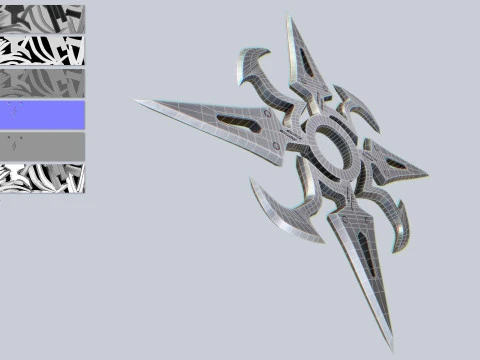 Shuriken Modello 3D