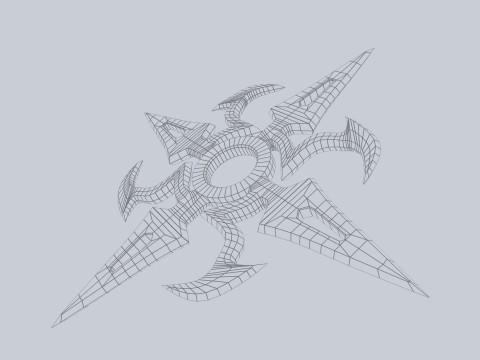 Shuriken Model 3D