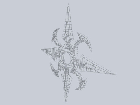 Shuriken Model 3D