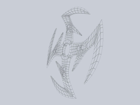 Shuriken 3Dモデル