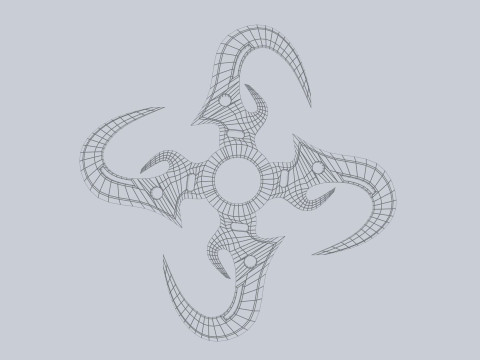 Shuriken 3D 模型