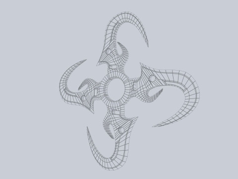 Shuriken 3D 模型