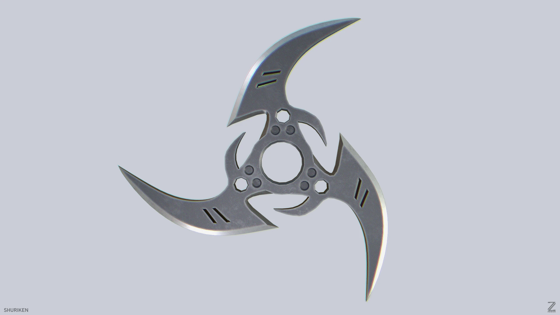 Shuriken 3D Model .c4d .max .obj .3ds .fbx .stl .blend 
