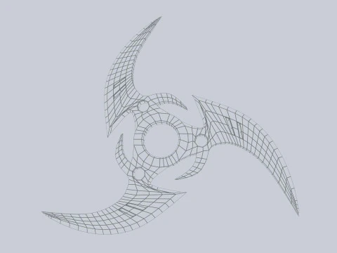 Shuriken 3D Model