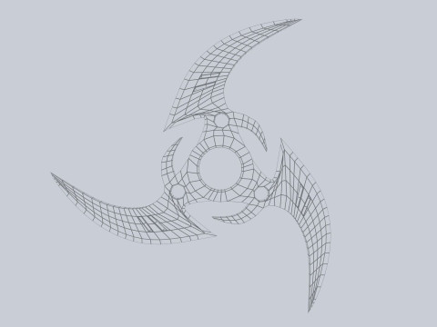 Shuriken 3D Model