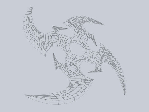Shuriken Modelo 3D