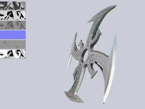 Shuriken 3D Model