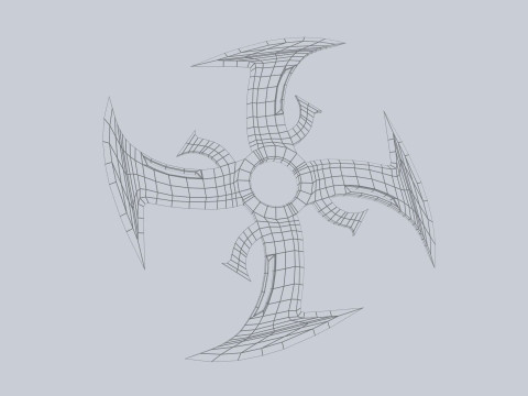 Shuriken 3D Model