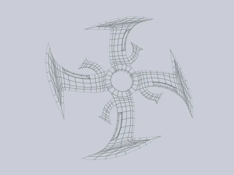 Shuriken 3D Model