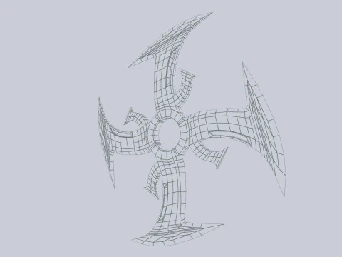 Shuriken 3D Model
