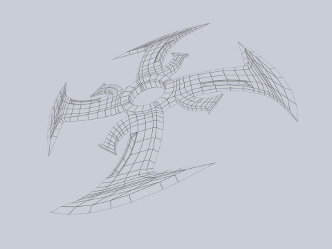 Shuriken 3D Model