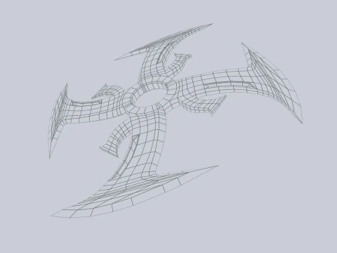 Shuriken 3D Model