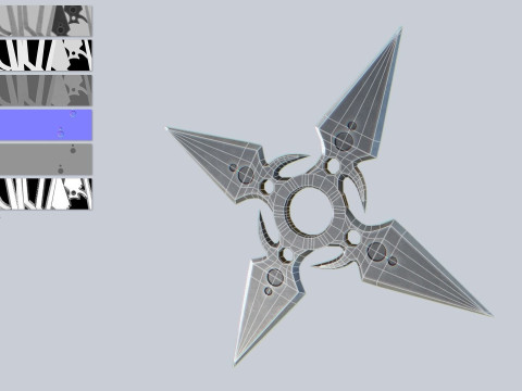 Shuriken Model 3D