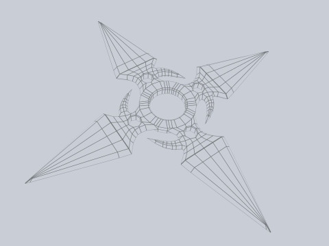 Shuriken Model 3D
