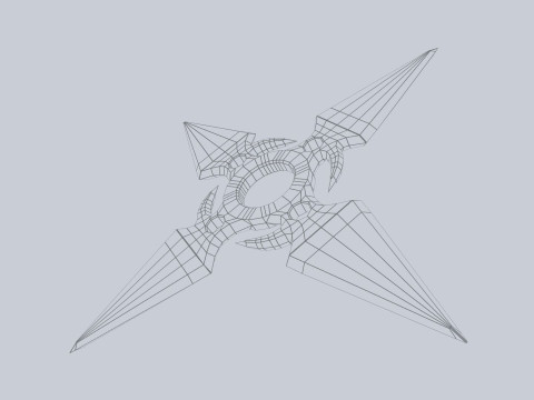 Shuriken Model 3D