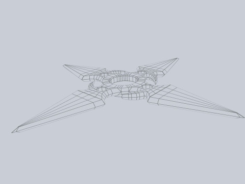 Shuriken Model 3D
