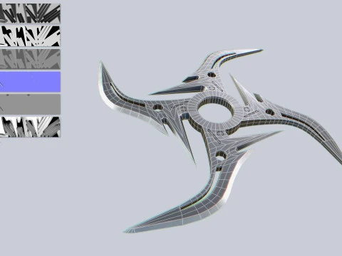 Shuriken 3D Model