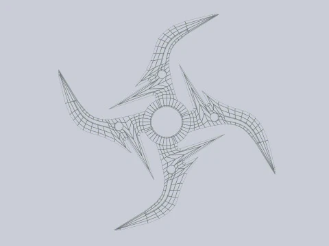 Shuriken 3D Model