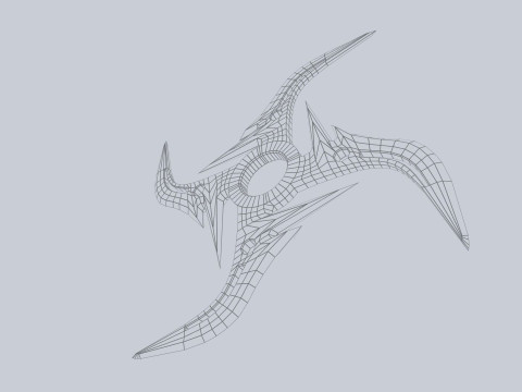 Shuriken Model 3D