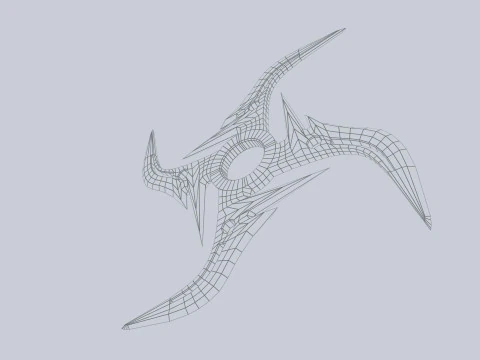 Shuriken 3D Model
