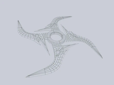 Shuriken 3D Model
